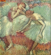 T�nzerinnen in einer Landschaft nach Degas